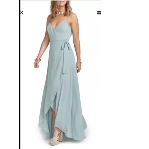 mariah wrap maxi dress